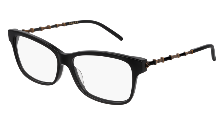 G-OTTICA XC0045 - Sleek Gold Black Eyeglasses by The Nevermore