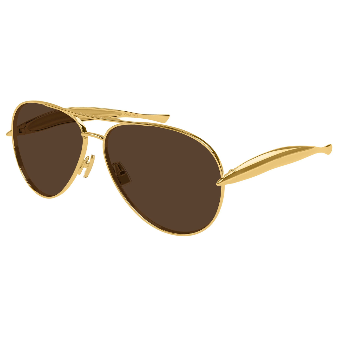 Untitled design (24) BOTTEGA VENETA SUNGLASSES - BV1305S 007 - Image 1