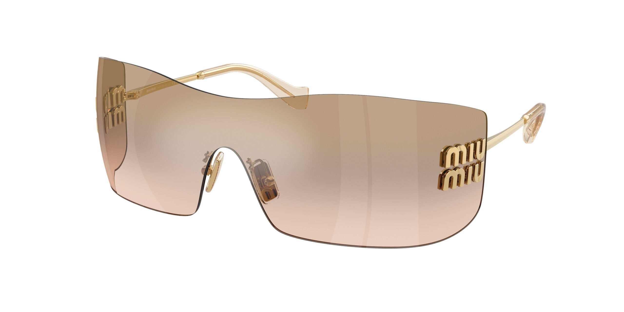 miu_miu_0mu_b53s_5ak20p_gold MIU MIU SUNGLASSES - MU B53S 5AK20P44 - Image 1